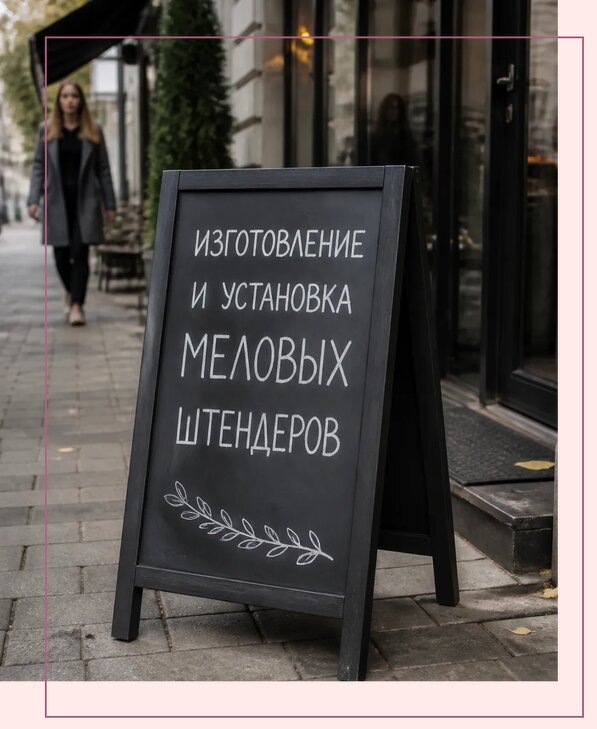 Меловые штендеры в Чапаевске по цене от 6640 р. | Аванза-Чпв